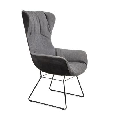 Leya Grand Wingback Stuhl Freifrau Manufaktur